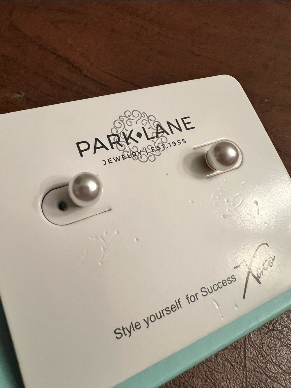 Park Lane MATINEE Pearl Stud Earrings, Classic Pearl Studs, Pierced, NWT
